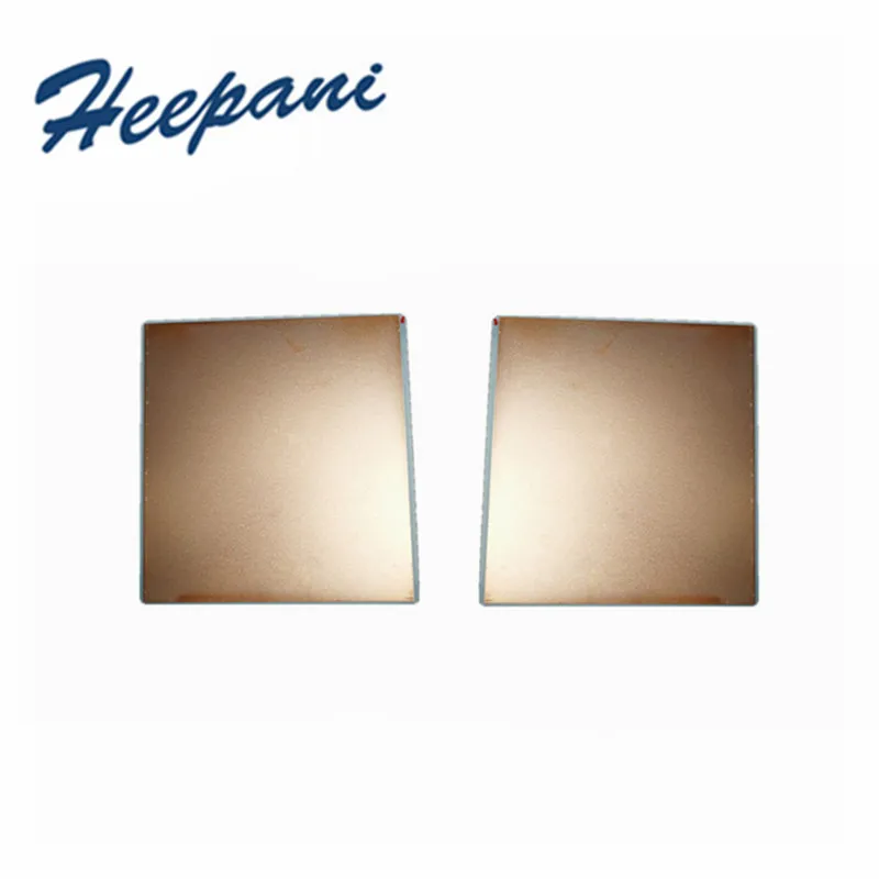 

5pcs customize Aluminum nitride ceramic sheet 8x6.4mm Aln substrate copper double coated metallized plate ceramic substrate