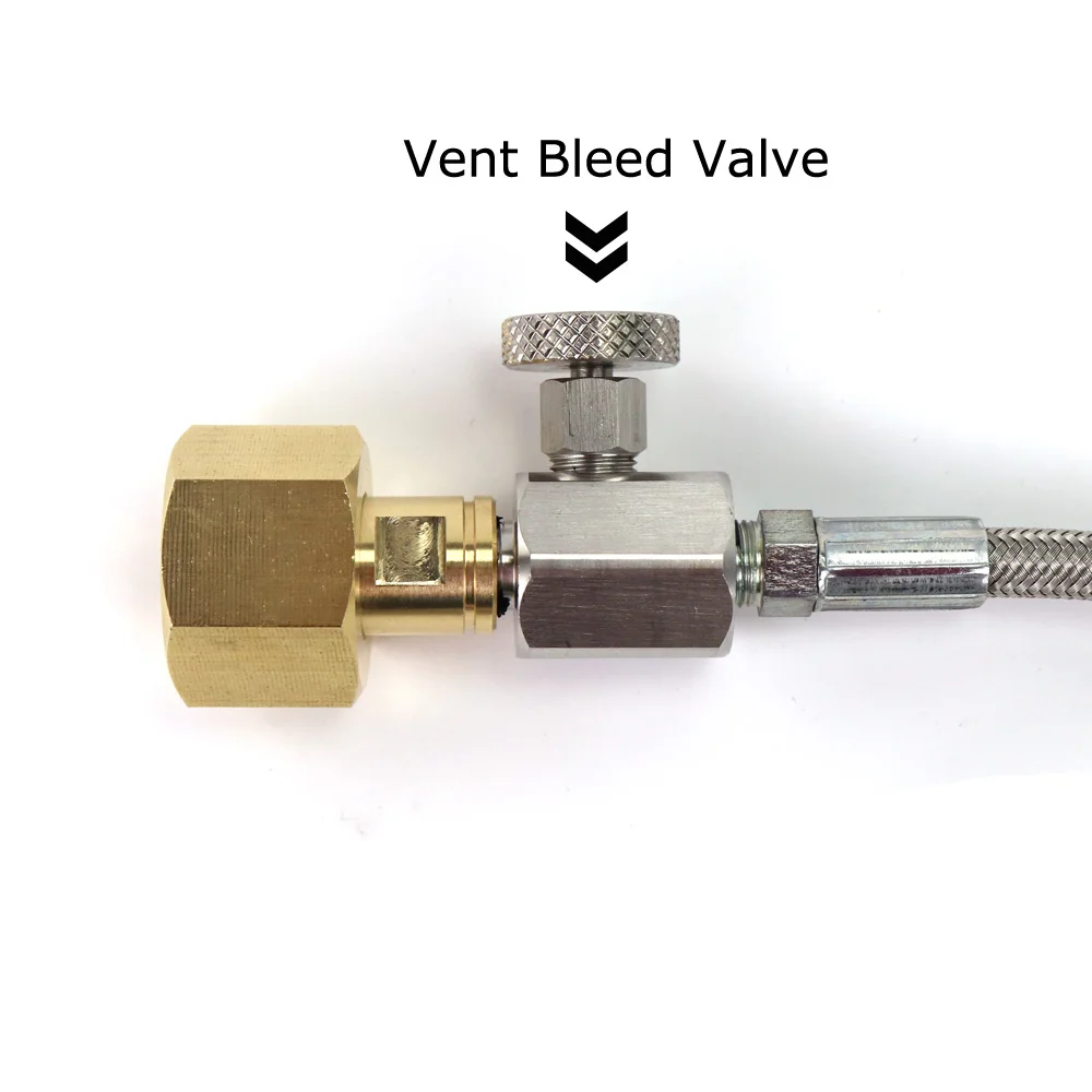 Adaptador de carga de estación de recarga de CO2, conector CGA320, W21.8-14 de manguera de 36/50 pulgadas, nuevo