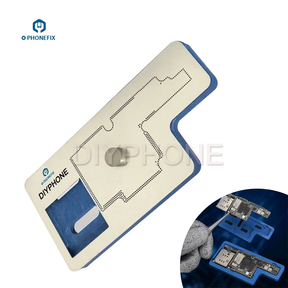 

Механический 3D BGA трафарет для iPhone X материнская плата средний слой A12 PCB паз посадки олова шаблон реболлинга