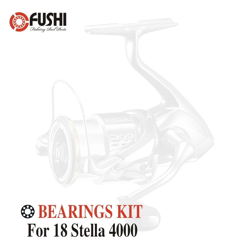 Fishing Reel Stainless Steel Ball Bearings Kit For Shimano 18 Stella 4000 / 03808 Spinning reels Bearing Kits