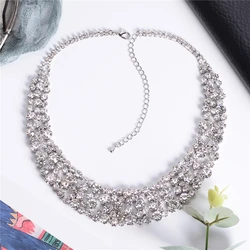 Necklace, Choker, Rhinestones, Gifts for Girls, Fashionable, Luxurious, Shiny Jewellery, Fashion Accessories CORUIXI H029828