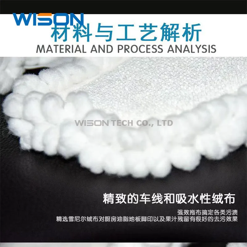 Mi SWDK ไม้ถูพื้นไฟฟ้าเปลี่ยนผ้า D2/D Series Mijia SWDK White Terry Mop 2 แพ็ค