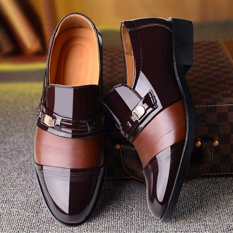 2021 new men dress shoes high quality leather formal shoes men big size 38-48 oxford shoes for men fashion office shoes men