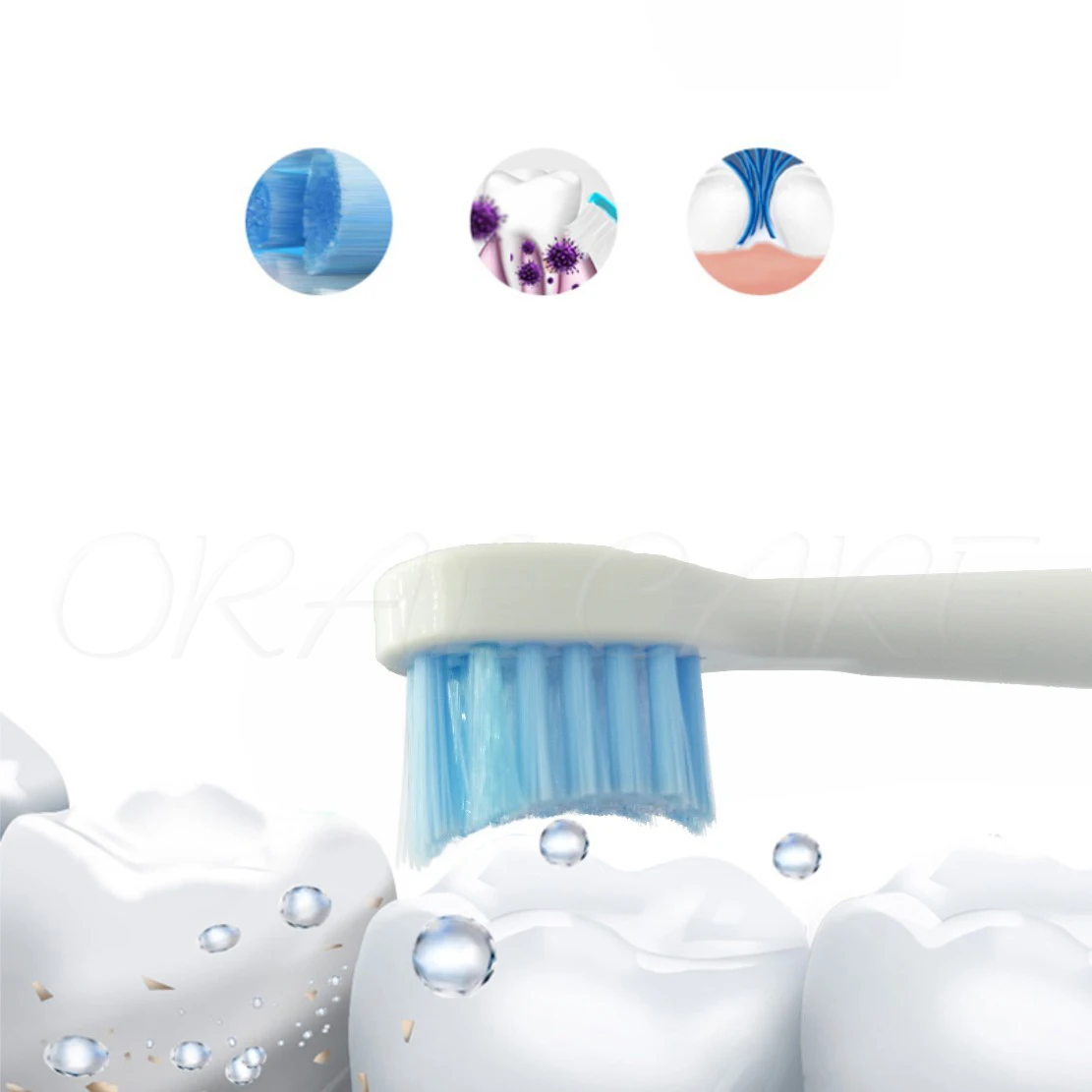 SOOCAS C1เด็กเปลี่ยนหัวแปรงสีฟัน12/6PCS สำหรับ MITU MES801 Apiyoo A7/เด็กไฟฟ้าหัวแปรงสูญญากาศหัวฉีด