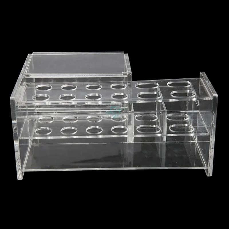 New Dental Adhesive Resin Placement Syringe Frame Acrylic Organizer Holder Case For Dental Supply