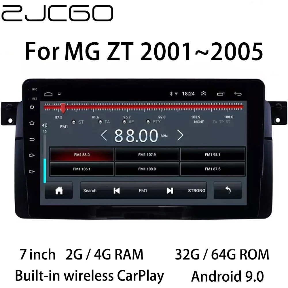 

Car Multimedia Player Stereo GPS DVD Radio Navigation Android Screen for MG ZT 2001 2002 2003 2004 2005