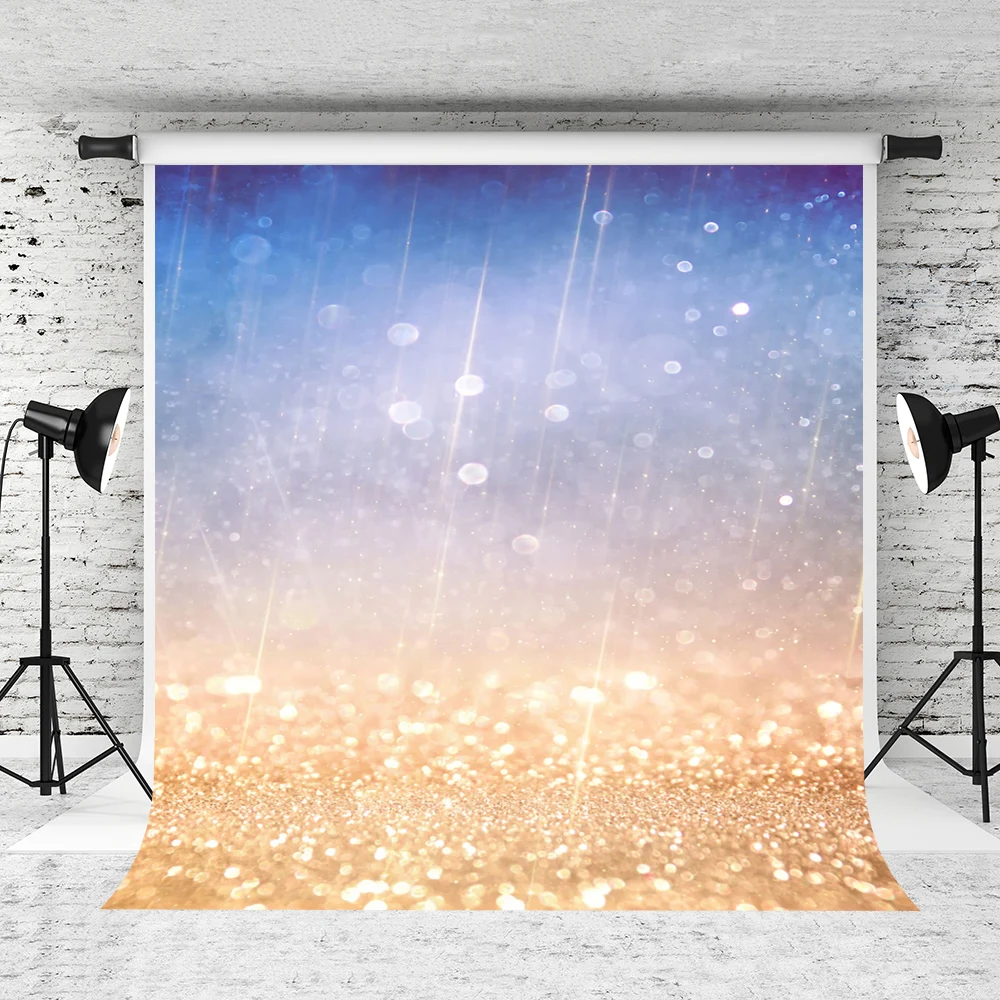 VinylBDS Photo Backdrops Glittering Bling Bling Raindrop Meteor Floor Wall Photocall Wedding Backgrounds For Photo Studio10x10ft