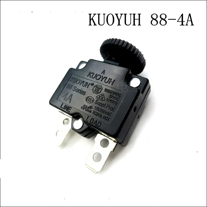 เบรกเกอร์ KUOYUH Overcurrent Protector Overload Switch 88 Series 4A