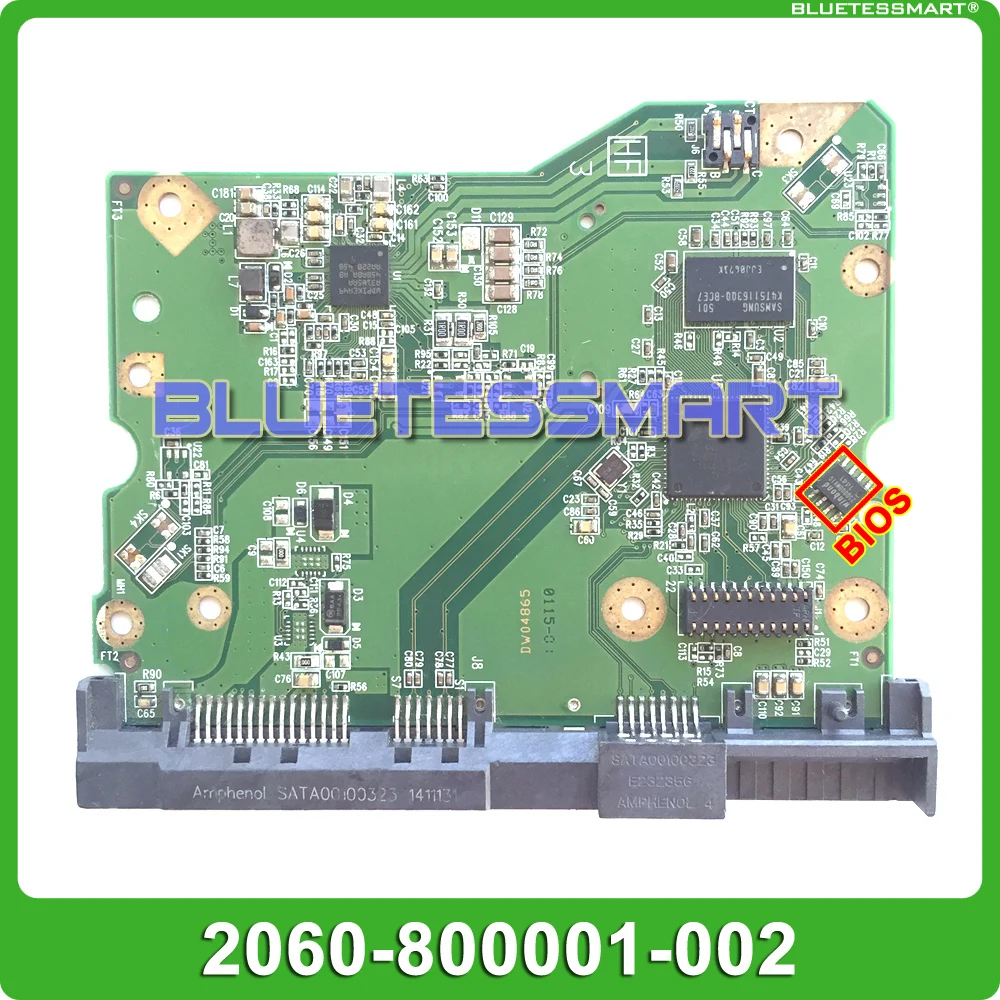 

HDD PCB circuit board logic board printed circuit board 2060-800001-002 for WD 3.5 SATA hard drive repair data recovery