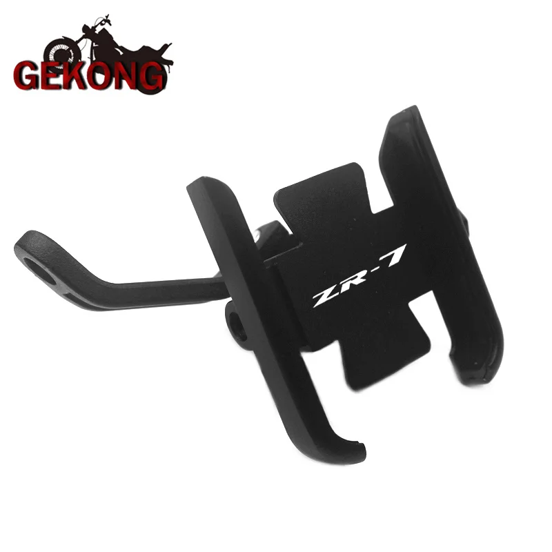 For Kawasaki ZR-7 ZR7 1999-2003 2002 2001 2000 Motorcycle CNC Aluminum Alloy Handle Bar Mobile Phone Bracket GPS Stand Holder