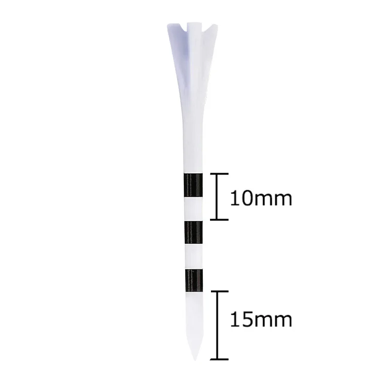 Plastic Graduated Golf Tees 83mm/70mm/38mm 50PCS