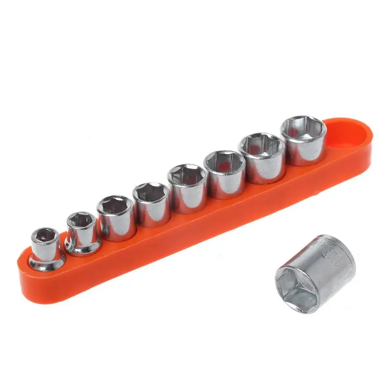 9 pz/set chiave esagonale testa fai da te riparazione riparazione attrezzo manuale 5-13mm presa adattatore Set casa Auto Auto bicicletta