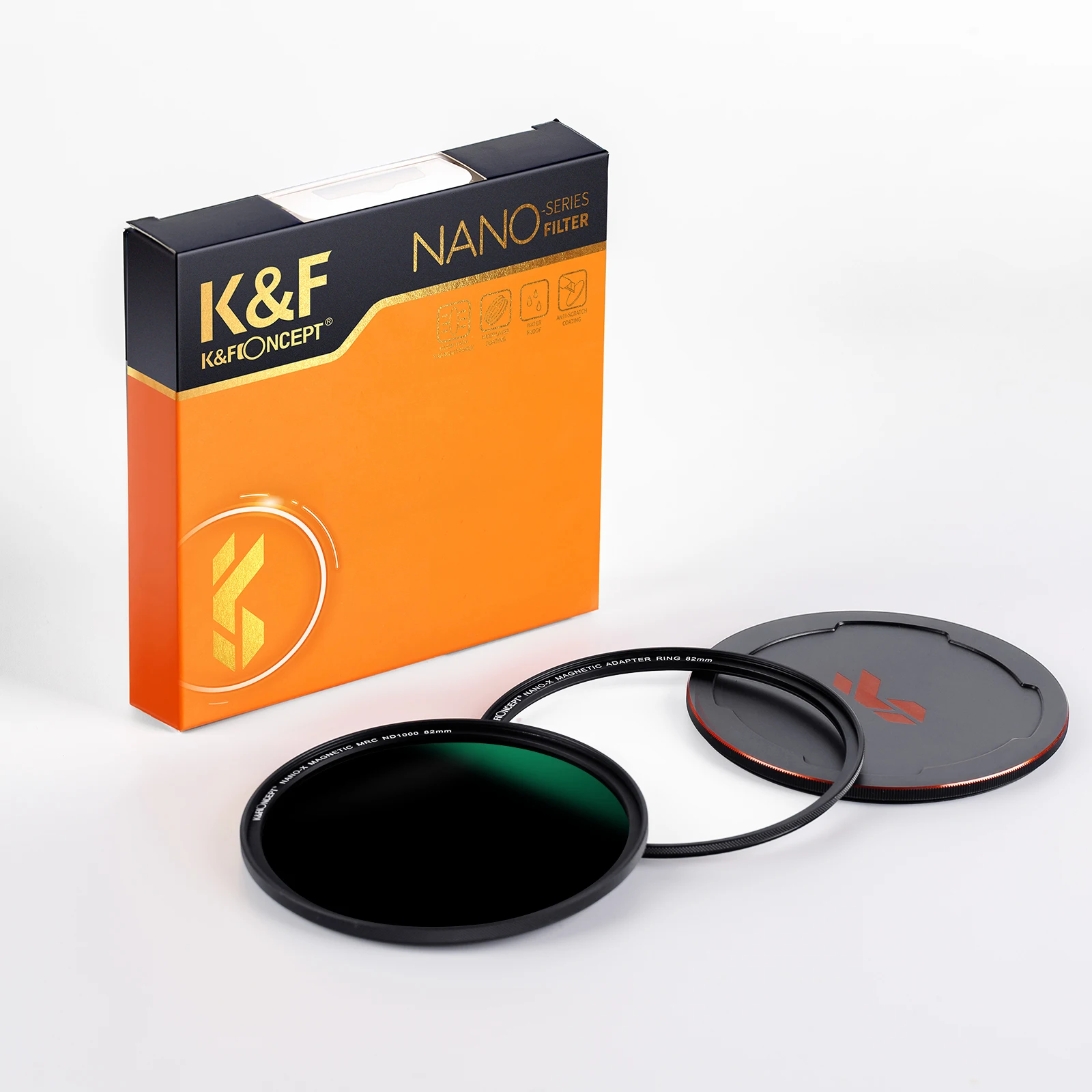 K&F Concept Magnetic ND1000 Nano-X Lens Filter with Multi Layer Coatings Neutral Density Filter 49mm 52mm 58mm 67mm 77mm 82mm