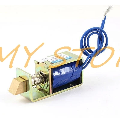 JF-S0837DL 10mm Stroke 1.5Kg 15N Force Pull Type Open Frame Actuator Solenoid Electromagnet DC 6V 12V 24V 1A Door Lock Assembly