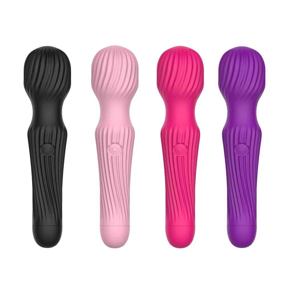 10 Mode Vibrator AV Kuat untuk Wanita Tongkat Silikon G Spot Stimulator Klitoris Pijat Tubuh Mainan Seks Wanita Mainan Fidget