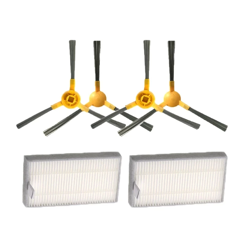 ผ้า Mop Rag HEPA แปรงด้านข้างแปรงด้านข้างสำหรับ Okami U100เลเซอร์ Plus เครื่องดูดฝุ่นหลัก Roller แปรง Mopping Pad อะไหล่อุปกรณ์เสริม