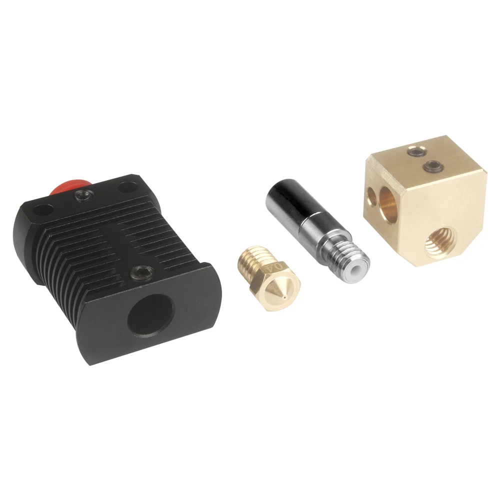 LERDGE – pièces d'imprimante 3D, Kit d'extrudeuse j-head HS Hotend MK8 entièrement en métal pour extrudeuse Bowden CR-10 CR-10S V6, buse 1.75 0.4MM