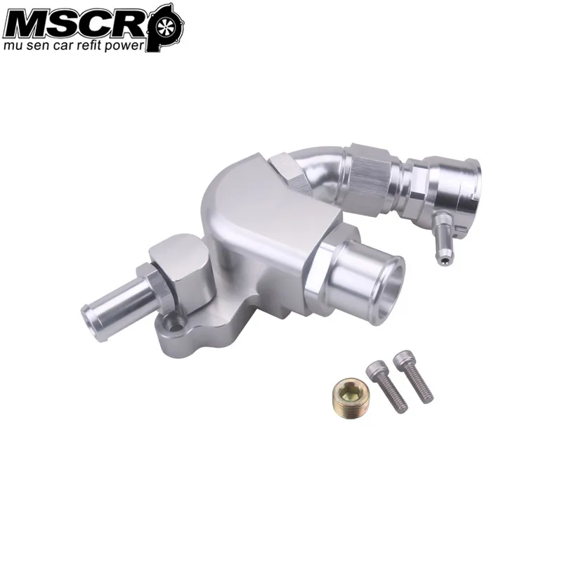 

High quality silver Upper Coolant Housing w/ Filler & 1.25" Hose Fitting for K20A/2/3 K20Z1