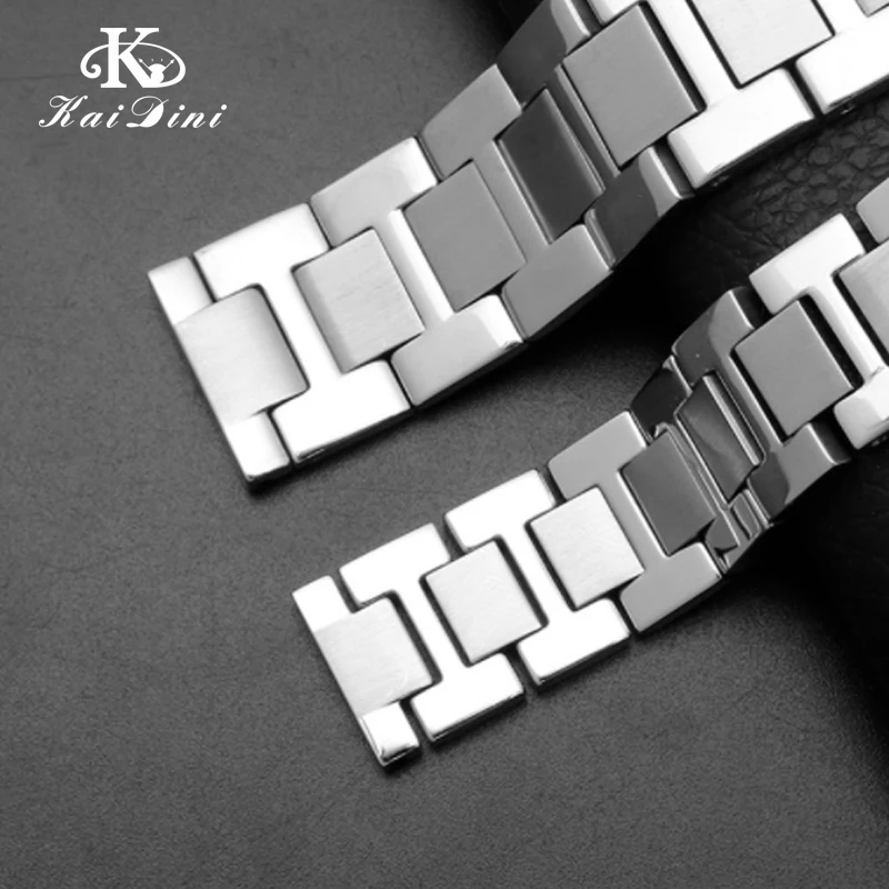 316 Stainless Steel Watch Strap for Cartier Ronde Tank Solo London Men\'s Women\'s Watchband Accessories 20mm 22mm Wrist Strap