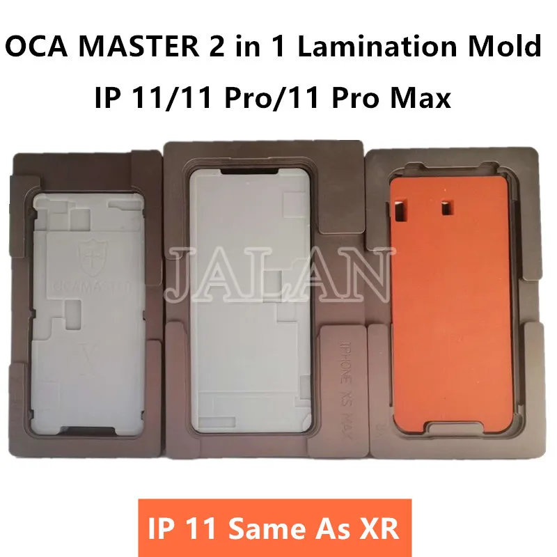 OCAMASTER 2 in 1 Laminating Mold LCD Display For IP 11 pro 11 pro max Xs Max Xs Xr X Glass Unbent Flex Repair Refurbish