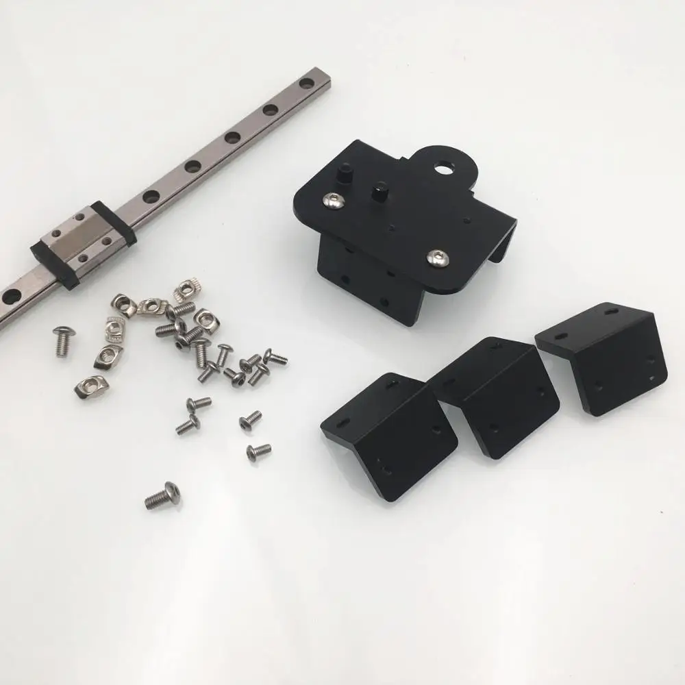 Creality CR-10S S4 S5 Ender 3 3D printer X axis mgn9h liner rail upgrade kit aluminum linear rail mod for Creality Ender 3 CR-10