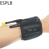 Strong Magnetic Wristband Tool Bag Oxford Cloth Wrist Belt Portable Screws Nails Tool Bag