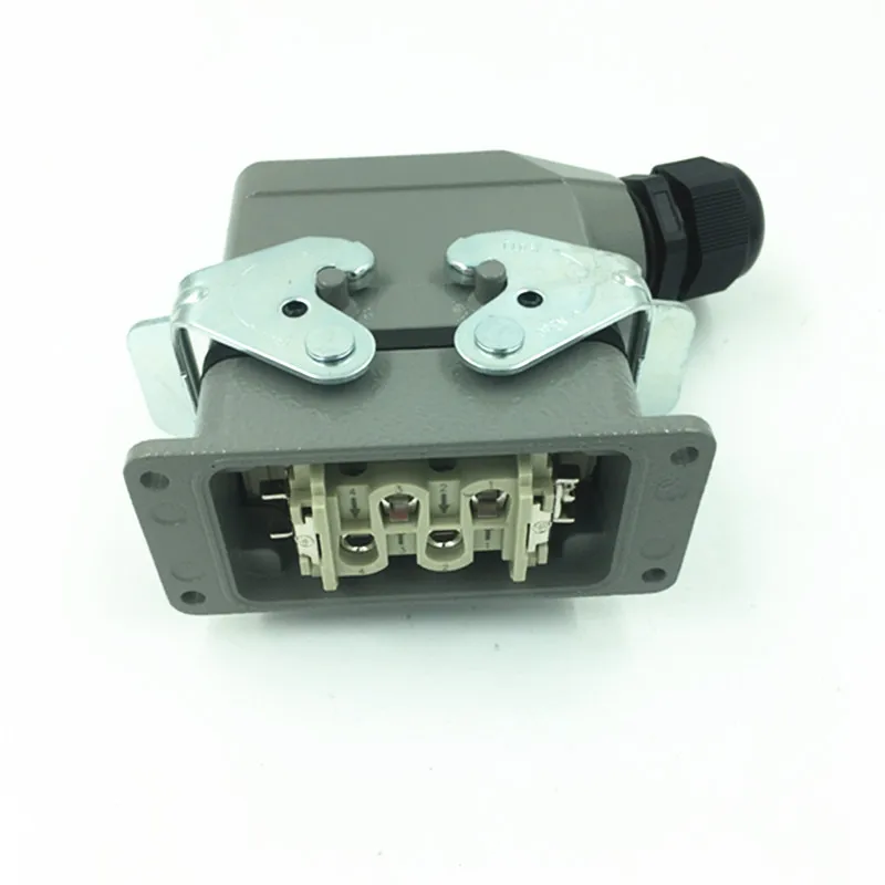 مستطيلة الثقيلة موصل 4-core 6-core الساخن عداء المكونات في قابس الطيران مقاوم للماء HDC-HSB-006 أخفى 35A