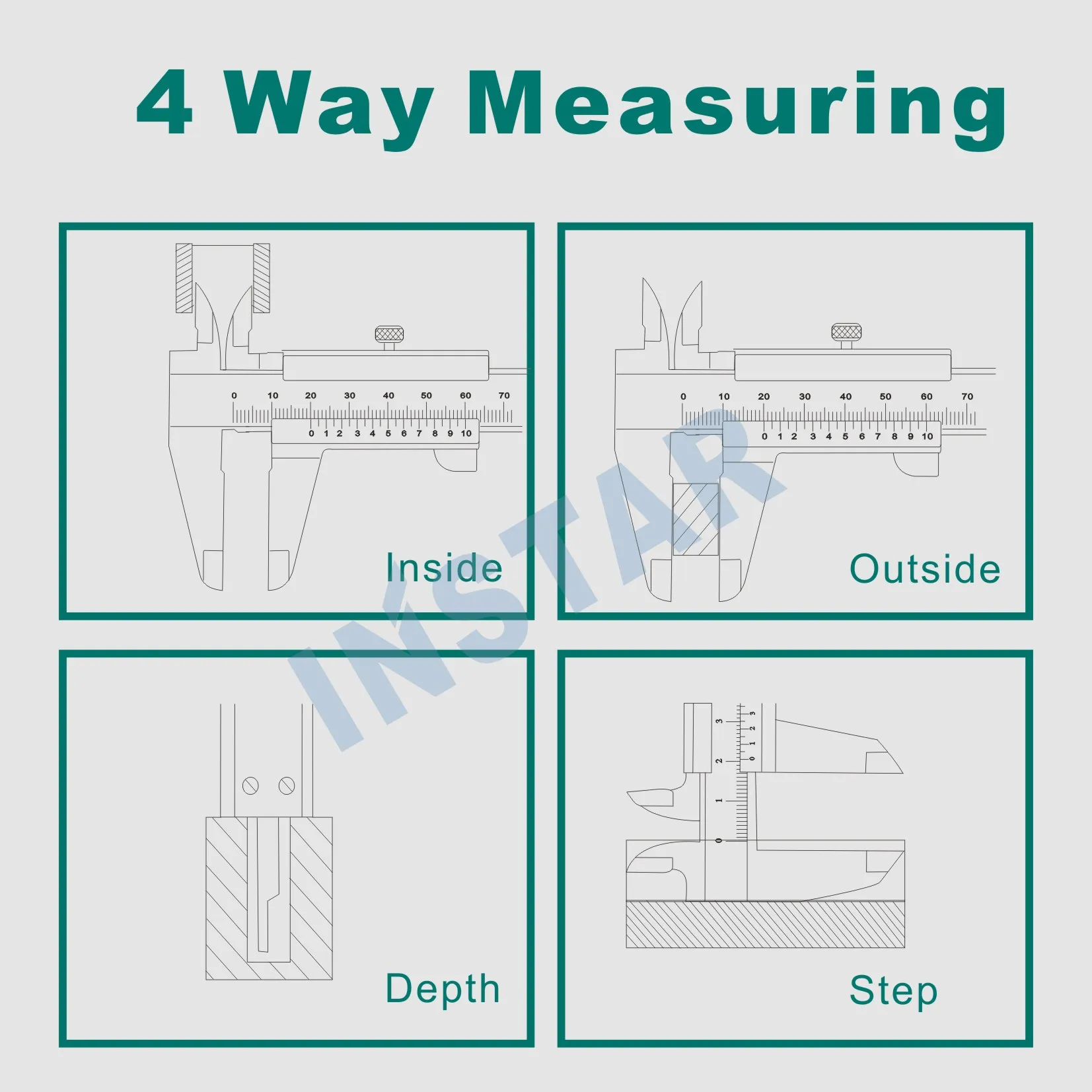 Vernier Caliper Hardened Steel 150mm 200mm x 0.02mm With Fine Adjustment Economic Quality