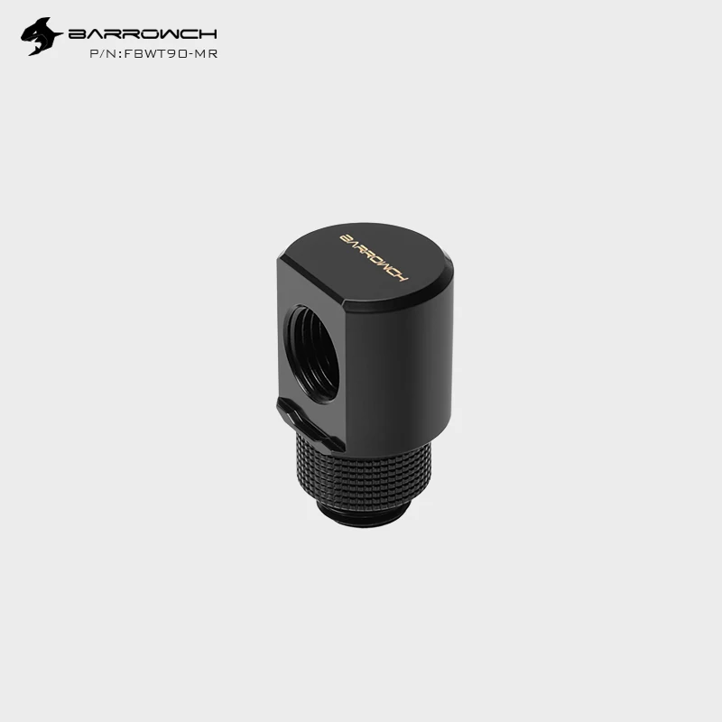 Barrowch Water cooling 45 Degree/90 Degree 2pcs/lot Rotary Adapter With Smooth Surface For Bend Tube Connections Design FBWT-MR