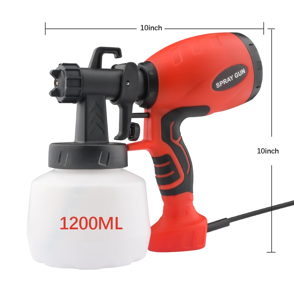 Paint Sprayer 1000W Electric Spray Gun Professional HVLP Home Paint Spray Gun for Cabinet/Fence/Furniture/Car pistola de pintura