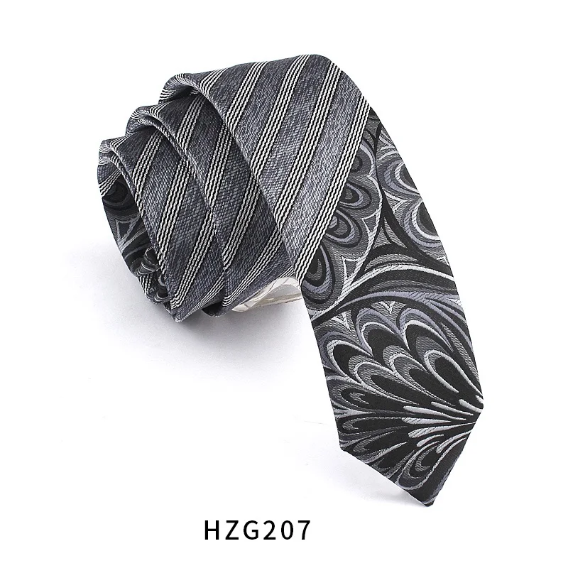 High Quality 2019 New Designers Brands Fashion Business Casual 5.5cm Slim Ties for Men Skinny Necktie Student Cool with Gift Box