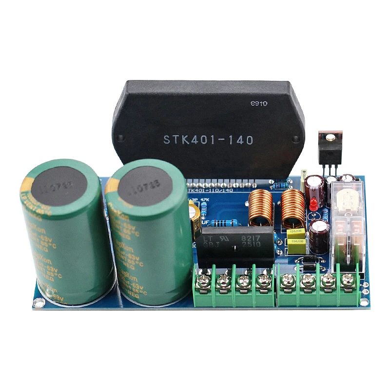 GHXAMP STK401-140 Thick Film Music Power Amplifier Board High Power 120W+120W with UPC1237 speaker protection