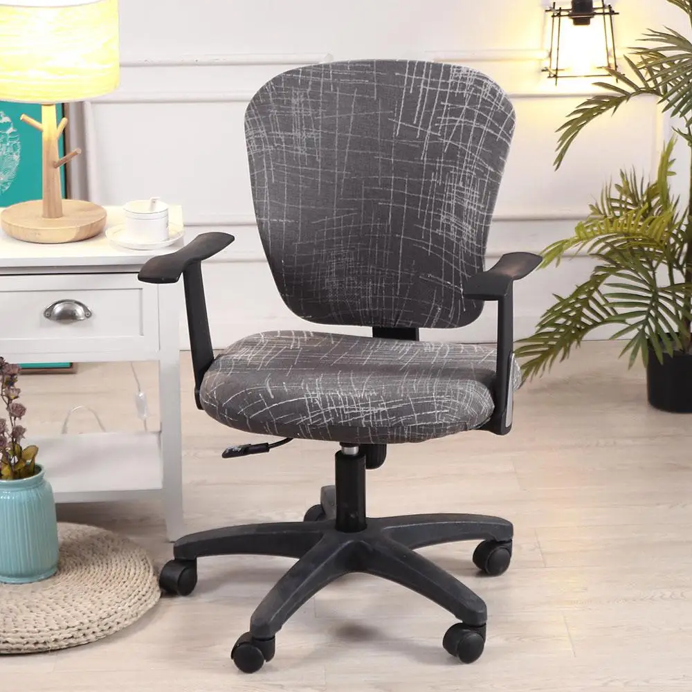 37  1PC Spandex Chair Cover Anti-dirty Stretch Elastic Computer Chair Covers Washable Removeable for Office Seat Protector
