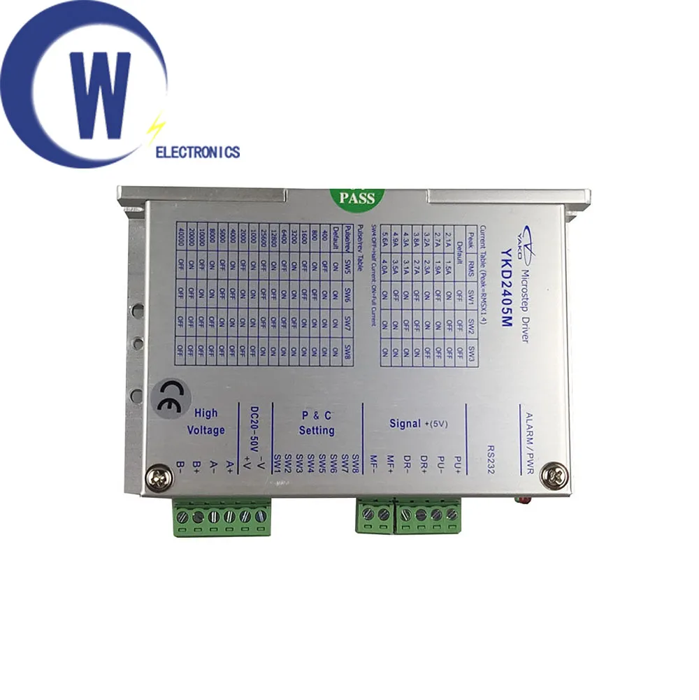 Origin YAKO 32 bit DSP Digital Stepper driver YKD2405M 2 phase tep rive DC20-50V 4.0A Driver for 42-86mm flange stepper motor