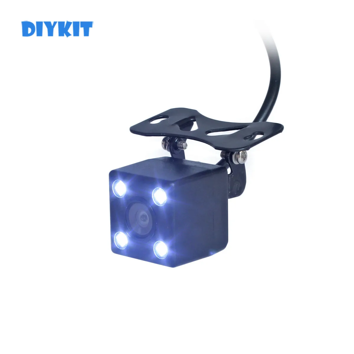 DIYKIT New Wide Angle Waterproof Car Reverse LED Night Vision Color Rear View Car Camera For Parking Assistance System