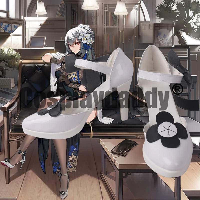 Azur Lane FFNF Saint Louis Alluring Administrator Ver. Cosplay Pumps Shoes S008