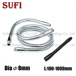 Dia 8mm LED Gooseneck 10-100cm Metal Universal Shaping Hose Fexible Holder Serpentine Tubes For DIY LED Table Lamp Spotlight