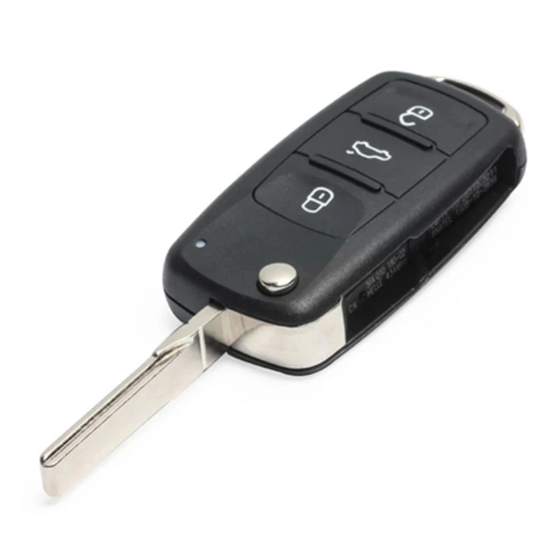 DIYKEY 5K0 837 202 Q для Volkswagen Beetle Caddy Golf Jetta 2011 2012 2013 дистанционный Автомобильный ключ 3 кнопки 434 МГц ID48 чип 5K0837202Q