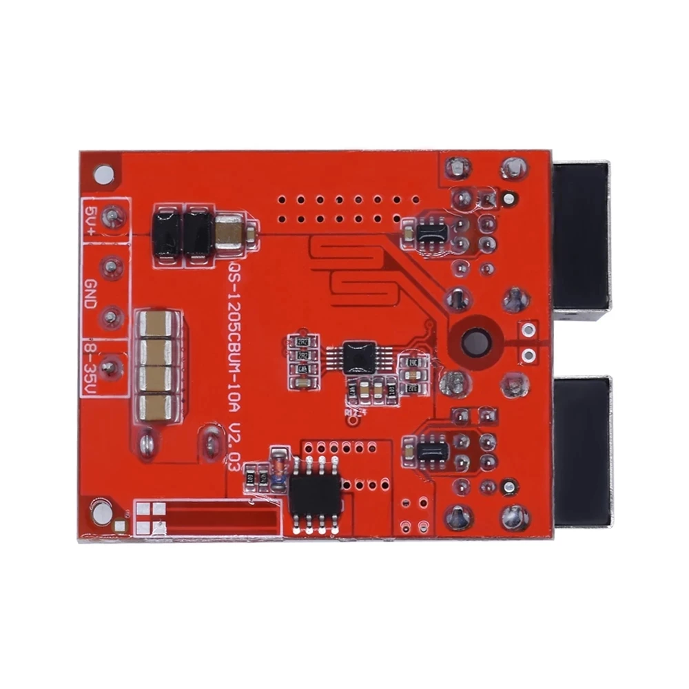 DC-DC Vehicle Charging Board 8V-35V to 5V 8A Power Supply Depressurization Module 4 port USB Output mobile Charger