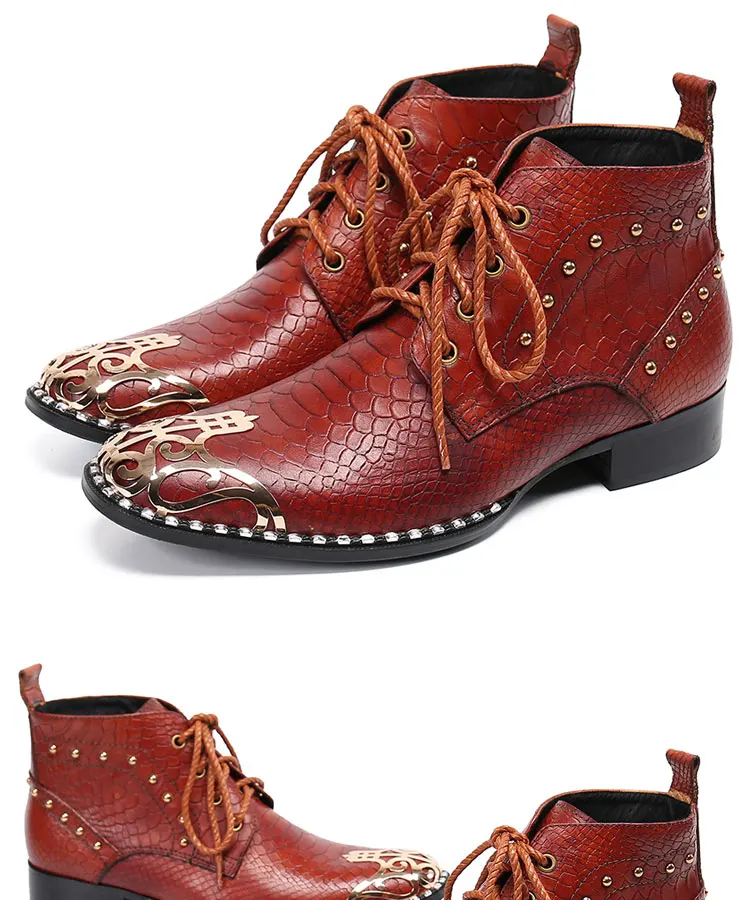 Sommer Mann spitz Frenulum Schuhe Kleid Stiefel Modell Show Schuhe Bankett Party personal isierte Rindsleder heiraten Herren schuhe – Detail 8