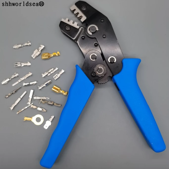 

shhworldsea Pin pliers Crimping Crimper Tool 2.54mm 3.96mm 28-18AWG 0.1-1.0mm2 Connector