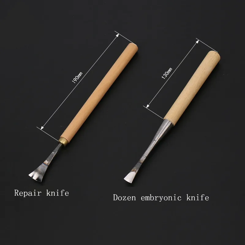 10pcs/lot Hand Wood Carving Knives Tools General Details Root Chisel Made Ground By Hand