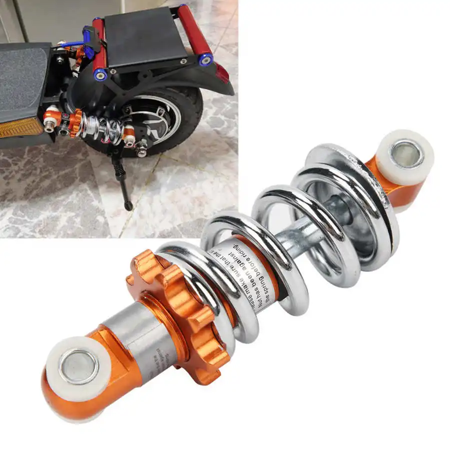 Amortiguador de suspensión para motocicleta, muelle de amortiguación de 400lb para Mini Scooter de paso de agujero de 125mm