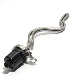LUJINXUN 240V Heating Element 2 Inches Tri-Clamp Brewing Immersion Heater Element 240v Ripple Heater 2.5/3.5/4.5/5.5/6.5KW 1PC