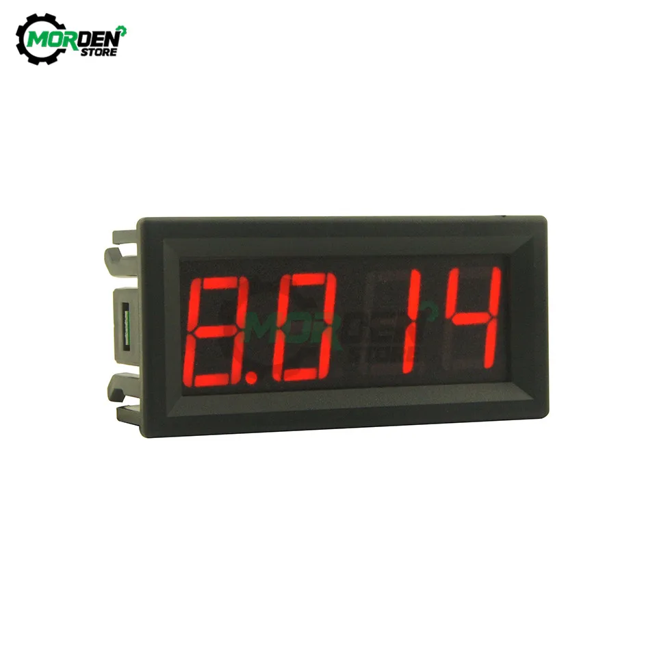 DC 0-100V 0-10A 0.56 Inch Mini 4 Bit Digital Voltmeter Ammeter LED Display Panel Voltage Current Detector Tester Meter Dropship