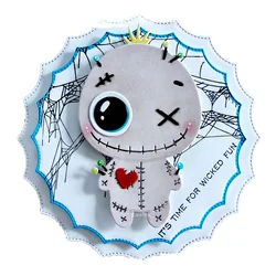 Halloween uśmiechnięta lalka Voodoo magiczny kot wykrojniki dynia nietoperz sowa szablon metalowy dla DIY Scrapbooking ręcznie robione kartki wystrój