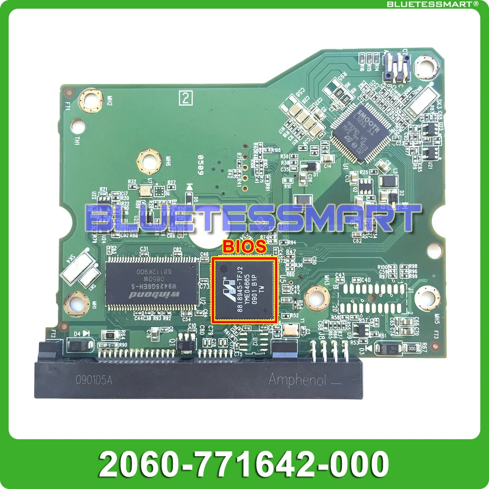 HDD PCB logic board 2060-771642-000 REV P1 for WD 3.5 SATA hard drive repair data recovery