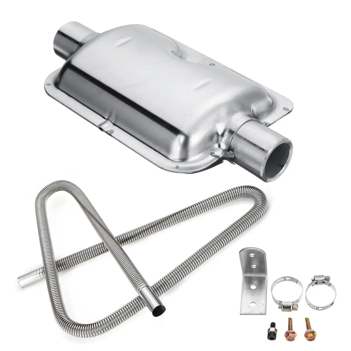 60-300cm Air Diesel Parking Heater Stainless Steel Exhaust Pipe Tube Gas Vent For Car Truck Van Boat Air Diesel Heaters