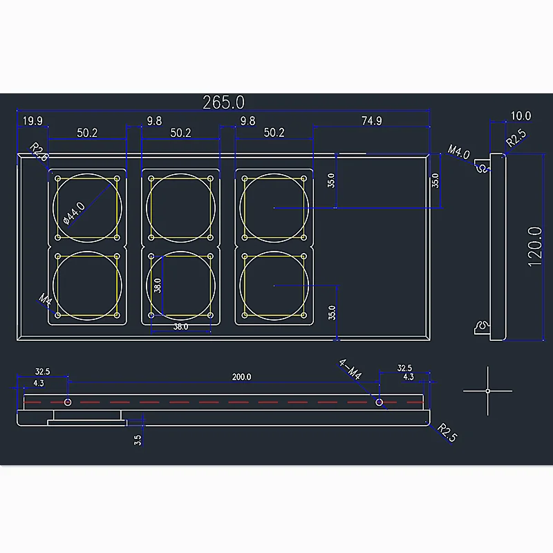 1 قطعة الاتحاد الأوروبي الطاقة حالة الأوروبية القياسية الطاقة المقبس الهيكل الألومنيوم الهيكل ل diy
