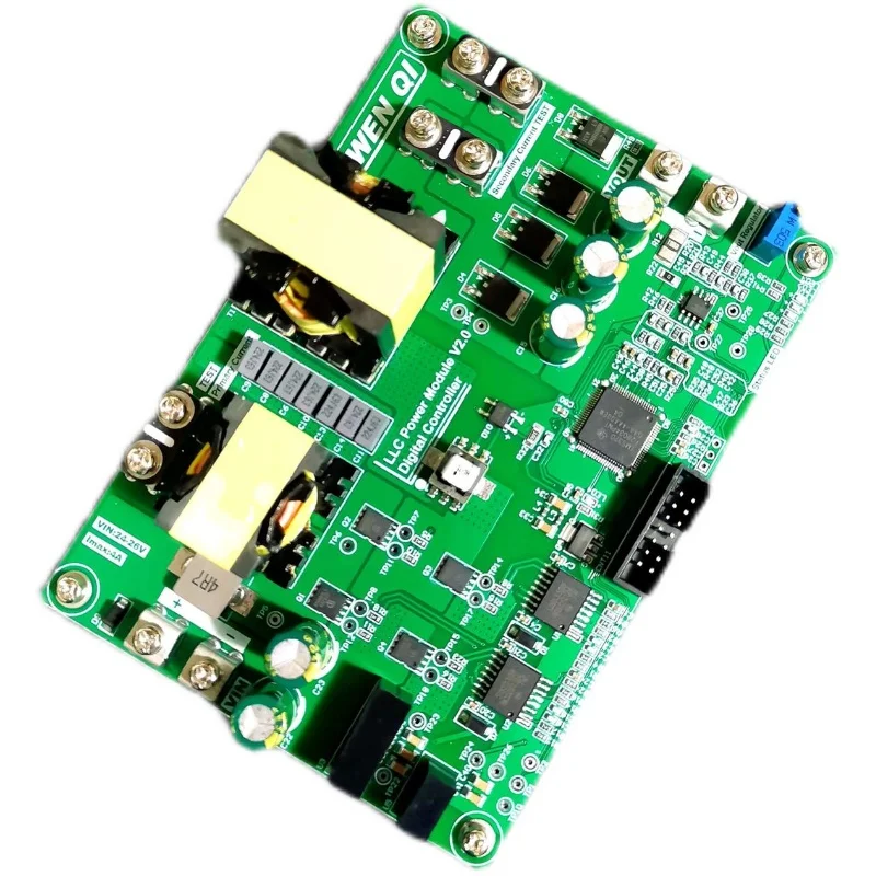 

DSP digital control LLC series resonant switching power supply / learning board evaluation board DC converter design